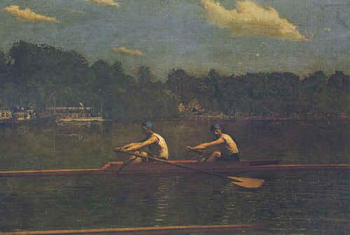 Thomas Eakins Biglen Brothers Racing oil painting picture